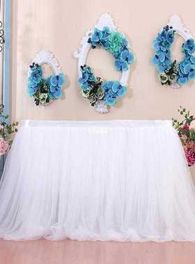 Table Skirt Cover 39Inch Birthday Wedding Festive Party Deco