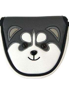 Golf Mallet Husky Semicircle Putter Cover Golf Head Cover