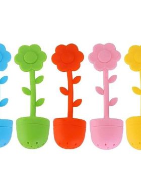 K1MF Penyaring Teh Bentuk Bunga Pembuat Teh Aman untuk