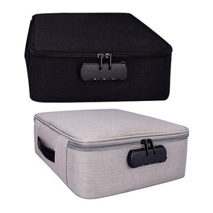 2x Document Ticket Bag Large Capacity Certificates Files Org