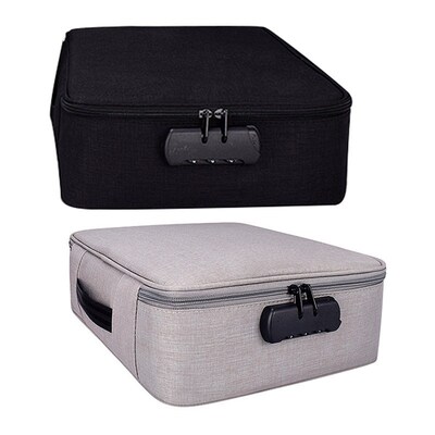 2x Document Ticket Bag Large Capacity Certificates Files Org