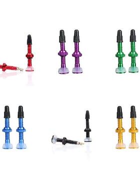 Pack of 2 Universal Mountain Bike 40mm Tubeless Tire Valve