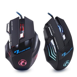 X7 Wired Gaming Mouse 7 Button LED 5500 DPI USB Computer Mou