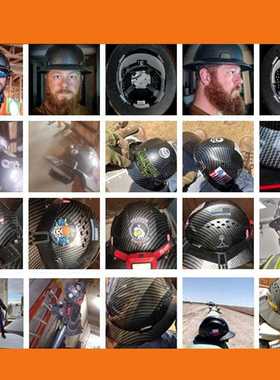 Safety Helmet Wide Full Brim Hard Hat Lightweight High Stren