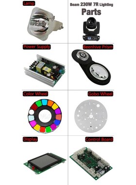 Beam 230W 7R Lighting Parts Lamp Power Supply Control Board