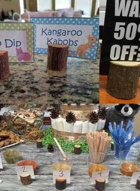 30pcs Wood Place Card Holders Table Name Card Holder Holder