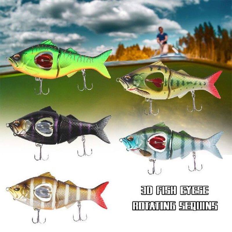 3cm rotating sequins sinking 2 segments vmc hooks