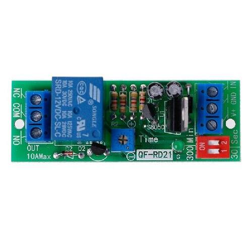 DC12V Adjustable Signal Trigger Timer Relay High Level Time