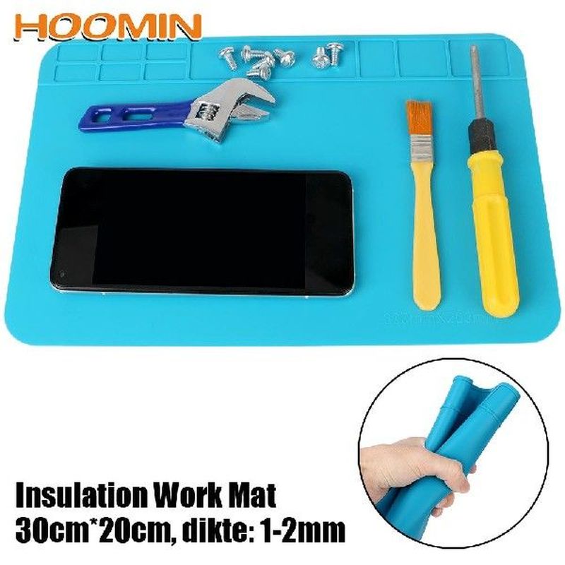 With Magnetic Section Heat Insulation Soldering Mat 0x20cm