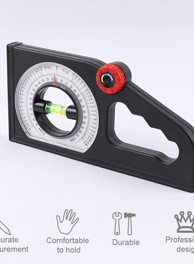 Universal bevel protractor angle finder precision slope meas