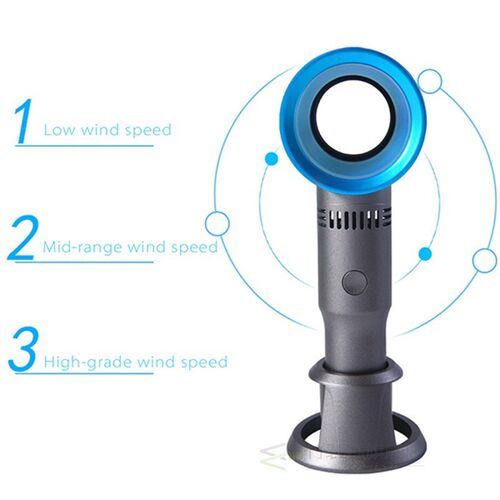 Hand Held Bladeless Fan, Usb Travel Cooling Fans,Electric Po