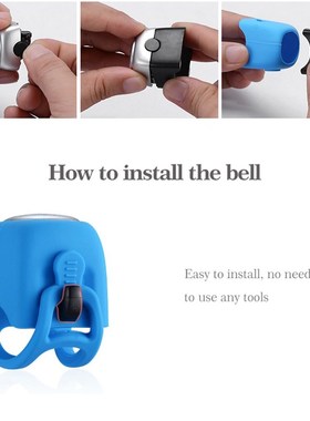 Electric Cycling Bells Bicycle Accessory Parts Horn Rainproo