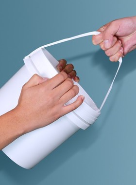 Food Grade 5 liter plastic bucket with handle and Lid Durabl