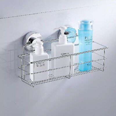 Rak Kamar Mandi Baja Nirkarat Rak Mandi Pengisap Ganda Rak