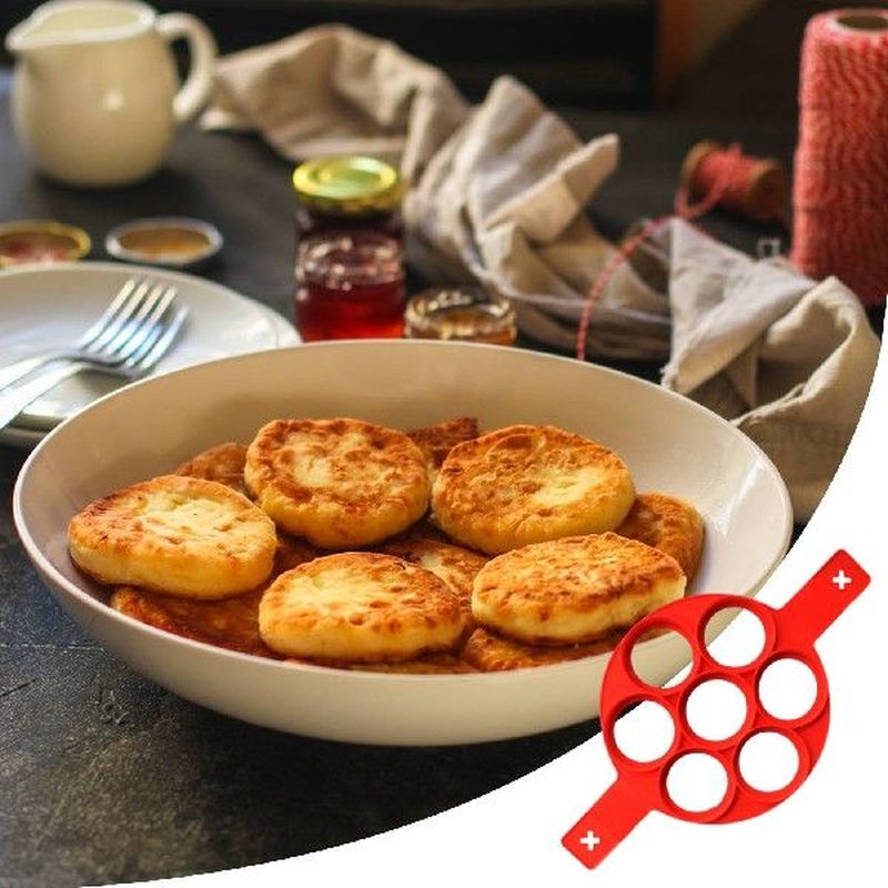 Pancake Mold Maker Egg Ring Nonstick Silicone Round Mold