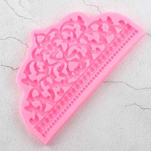 DIY Baroque Crown Silicone Mold Wedding Cupcake Topper Fonda