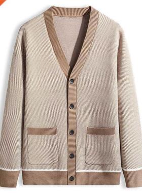 Men's Casual Fashion Sweater Cardigan 2022 Autumn Ne