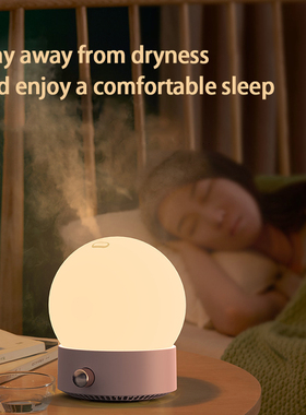 1pcs New Moon Aroma Diffuser Humidification Night Light