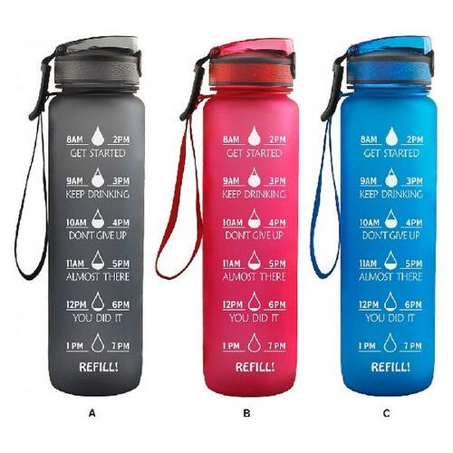 Portable Leakproof Water Bottle Refillable Sports Fitness