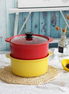 Ceramic Pot Casserole Soup-Pot Kitchen-Pots Heat-Cooker Stew