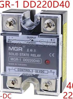 1PCS SSR 40A MGR-1 DD220D40 Load voltage 5-220V DC Control D