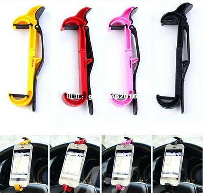 ”Universal Car Steering Wheel Mount Cradle Holder