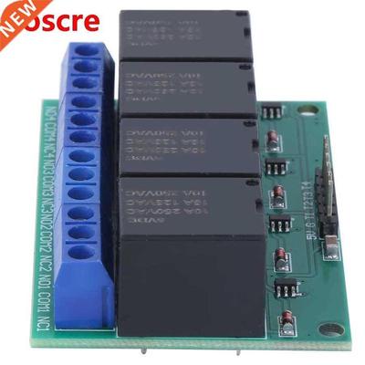Relay Module 4ch Pulse Trigger Board Bistable Self-Locking S