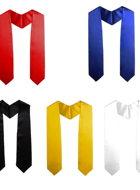 Graduation Stole for Academic Commencement Unisex Adult Plai