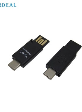 Ecosin2 USB 2.0 Type C Host OTG Adapter Micro SD Card Reade