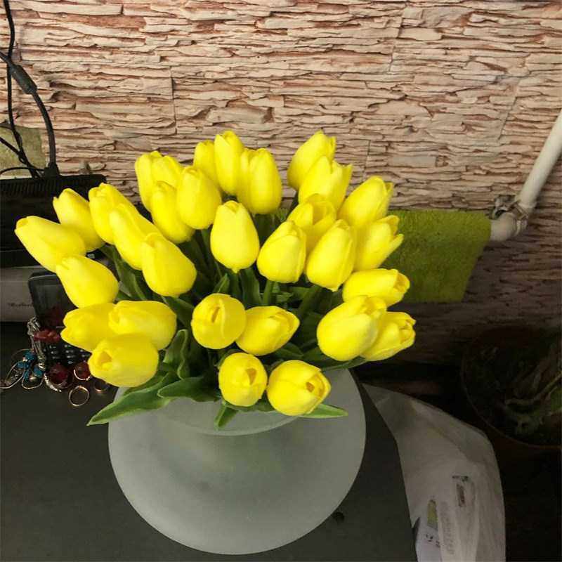 10pcs tulip artificial flower tulip garden artificial bouque