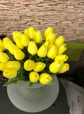 10pcs Tulip Artificial Flower Tulip Garden Artificial Bouque
