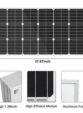 100W 200W 300W 400W 500W 600W 700W 800W 1KW Solar Panel for