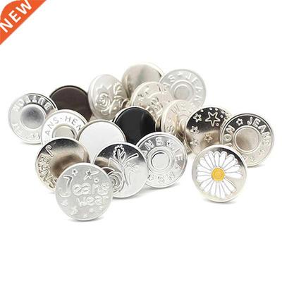 5pcs Sewing Pins Buttons Adjustable Disassembly Retractable