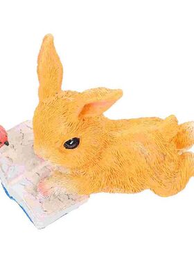 Bunny Rabbit Statue Garden Outdoor Figurines Resin