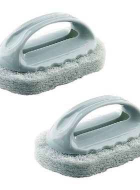 2X Handle Bath Brush Tile Brush Kitchen Decontamination