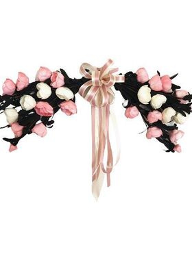 Flower Swag Floral Swag 24 Inches Garland for Wall Lintel