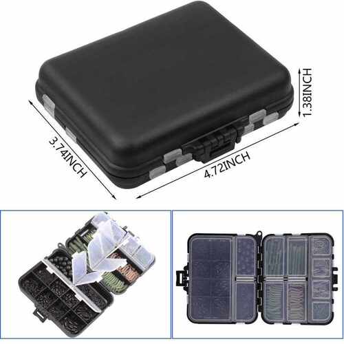 420Pcs/Box Carp Fishing Tackle Kit Including Swivels Hooks A