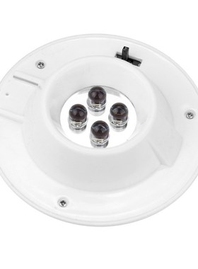 4pcs Solar Wall Light 4 LED Solar Powered Gutter Light Outdo