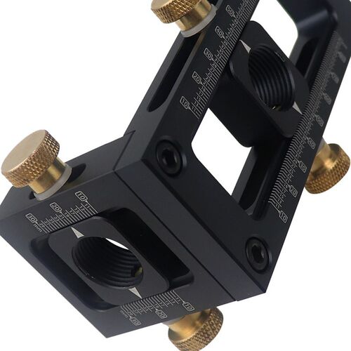 Concealed Flat Head Cross Pocket Hole Jig Hole Puncher Locat