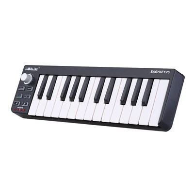 Easy key 25 Portable Keyboard Mini 25-Key SB MIDI Controller