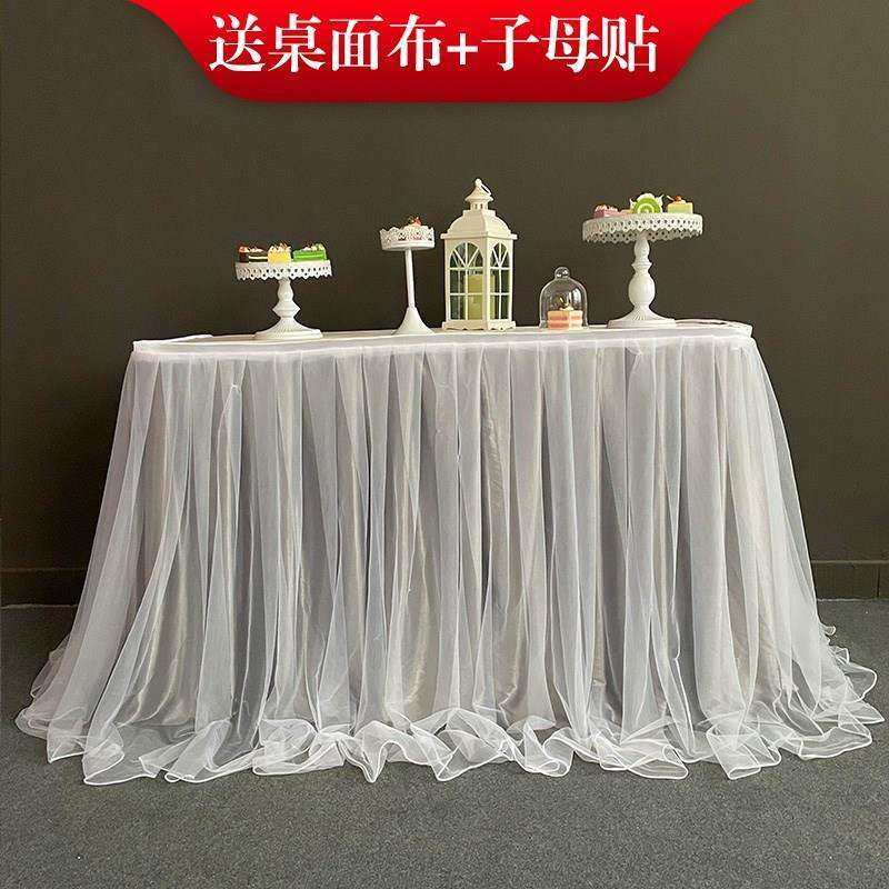 htltable surrounding wedding sign in desk dessert desk one y