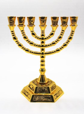 Jewish orah Candle-holders Religions Candelabra Hanukkah Can