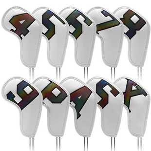 Golf iron covers golf club head covers of various colors and