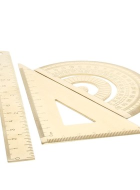 Utoolmart 1pcs High Quality Straightedge Caliper Brass Trian
