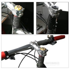 Bike Neck Fork Stem Extender Hidden Handlebar Riser Head Up