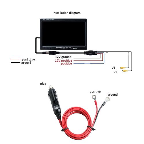 Cigarette Lighter Adapter 12V 15A Male Plug Car Charger with