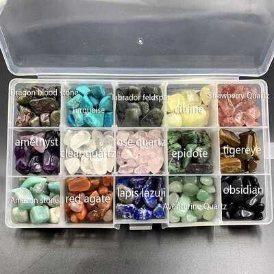Fifteen kinds Natural crystal and Gemstone Stone Quartz Rock