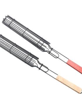 Portable BBQ Grilling Basket Nonstick Barbecue Grill Basket