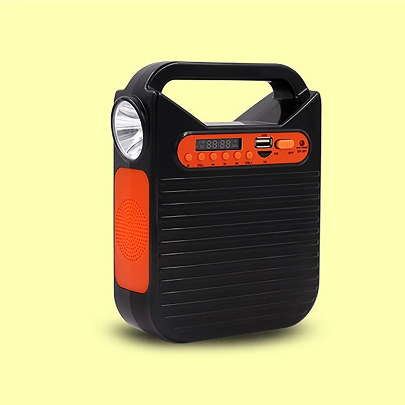 Solar Generator with Flashlight 3LED Bulb Solar Charging Cel
