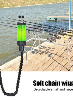 1pcs Fishing Bite Alarms Soft Chain Wiggler Fish Bite